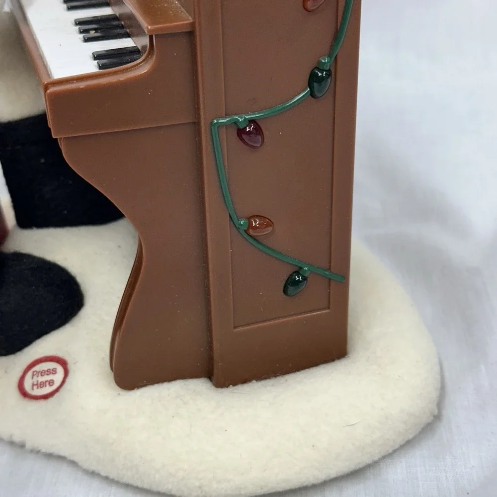Hallmark 2005 Jingle Pals Piano Playing‎ Snowman Lights Music *No Movement *READ